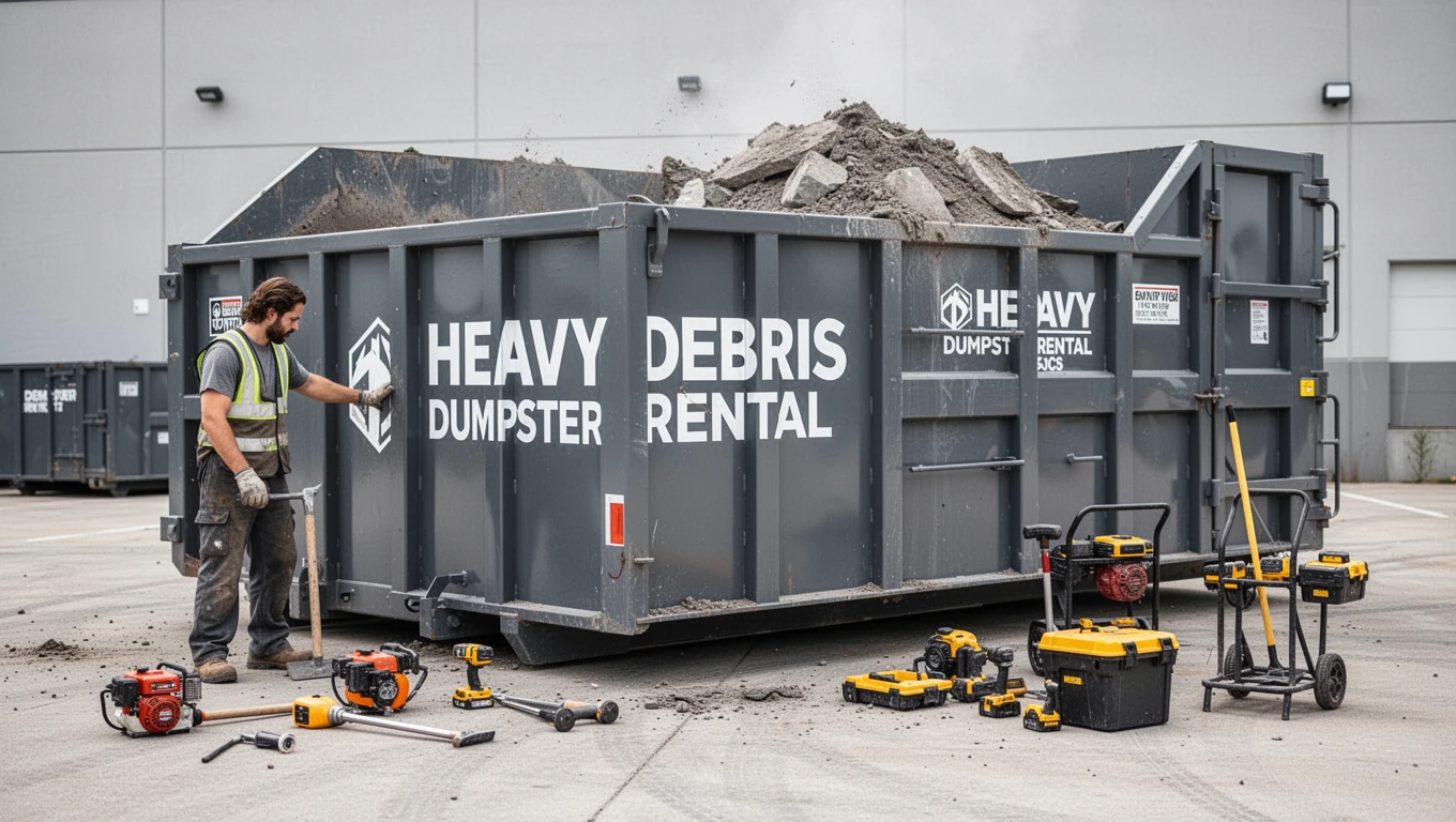 Heavy Debris Dumpster Rental