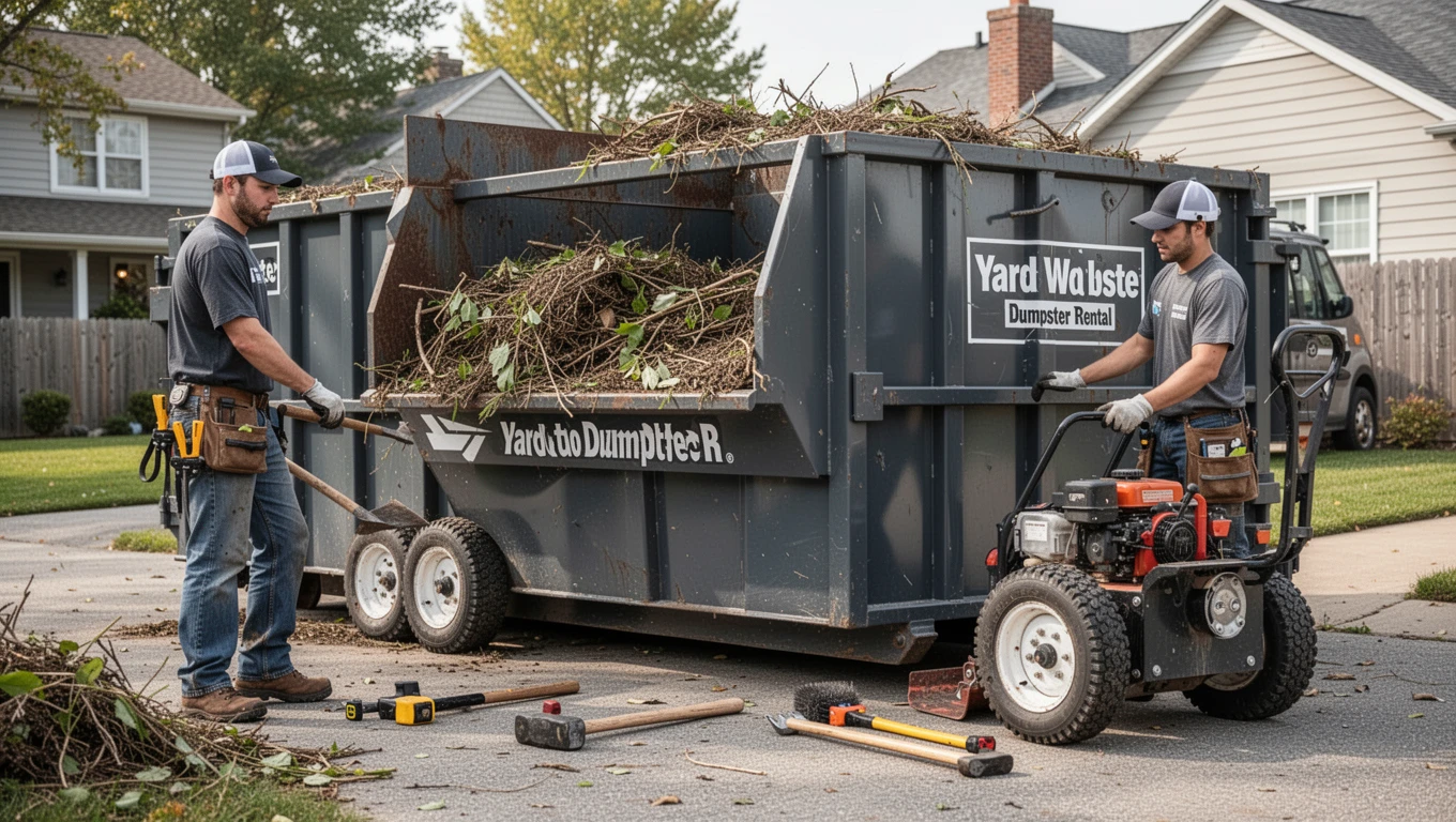 Yard Waste Dumpster Rental