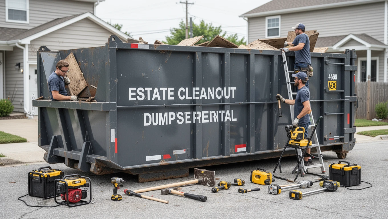 Estate Cleanout Dumpster Rental